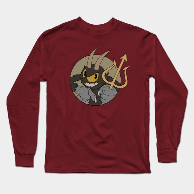 Cuphead / Devil Long Sleeve T-Shirt by Woah_Jonny